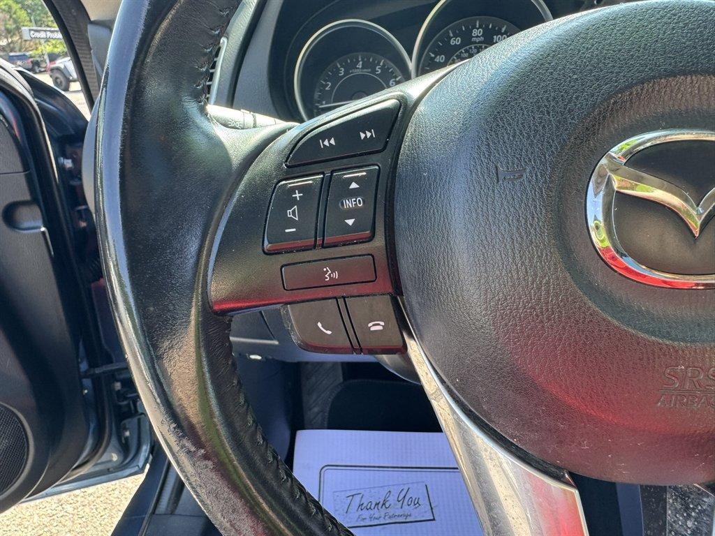2015 Blue /Black Mazda Mazda6 (JM1GJ1W63F1) with an 2.5l I-4 DI Dohc 2.5l engine, Automatic transmission, located at 745 East Steele Rd., West Columbia, SC, 29170, (803) 755-9148, 33.927212, -81.148483 - Photo#8