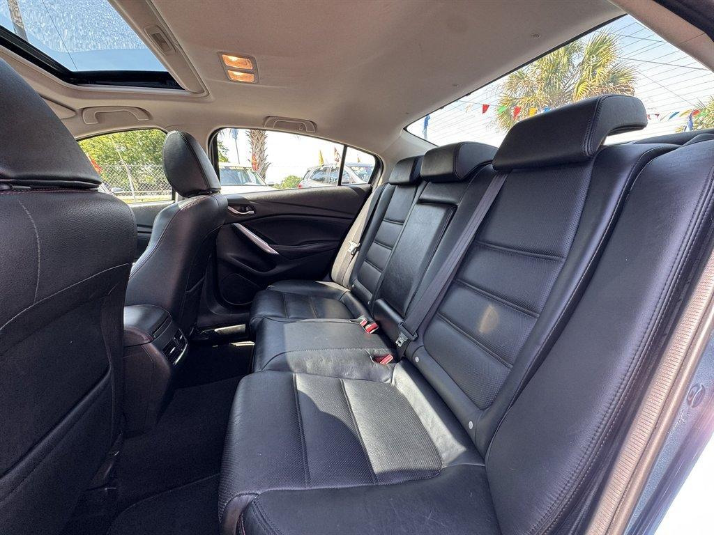 2015 Blue /Black Mazda Mazda6 (JM1GJ1W63F1) with an 2.5l I-4 DI Dohc 2.5l engine, Automatic transmission, located at 745 East Steele Rd., West Columbia, SC, 29170, (803) 755-9148, 33.927212, -81.148483 - Photo#26