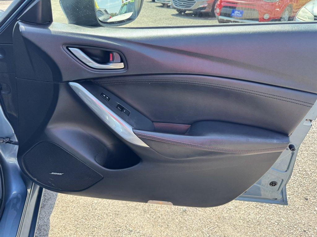 2015 Blue /Black Mazda Mazda6 (JM1GJ1W63F1) with an 2.5l I-4 DI Dohc 2.5l engine, Automatic transmission, located at 745 East Steele Rd., West Columbia, SC, 29170, (803) 755-9148, 33.927212, -81.148483 - Photo#29