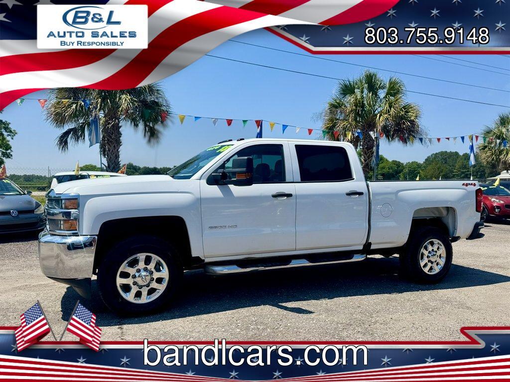 2018 White /Grey Chevrolet Silverado 2500 (1GC1KUEG6JF) with an 6.0l V8 SFI OHV VVT Flex engine, Automatic transmission, located at 745 East Steele Rd., West Columbia, SC, 29170, (803) 755-9148, 33.927212, -81.148483 - Photo#0