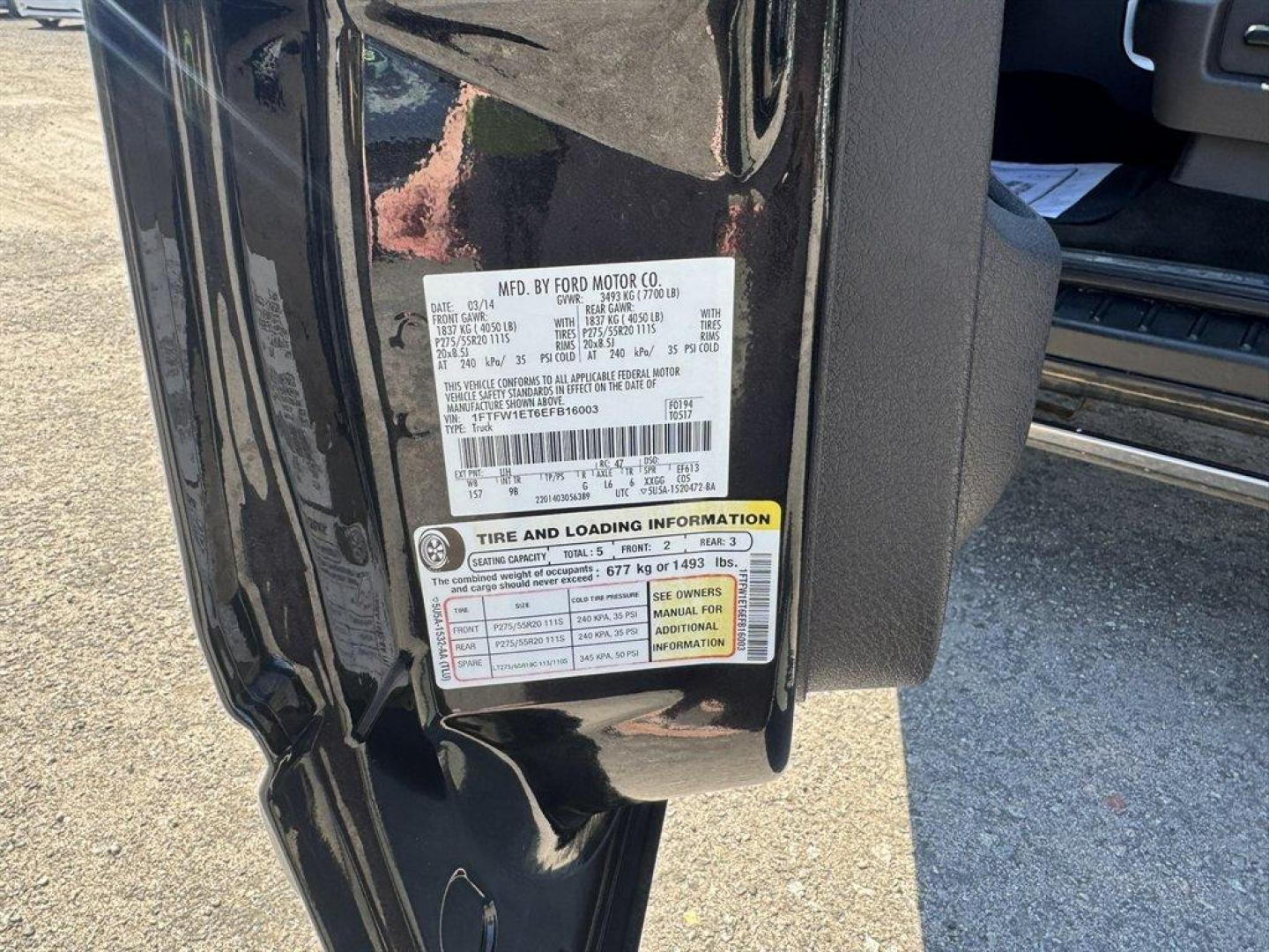 2014 Black /Black Ford F150 (1FTFW1ET6EF) with an 3.5l V6 DI T/C Ecoboost 3 engine, Automatic transmission, located at 745 East Steele Rd., West Columbia, SC, 29170, (803) 755-9148, 33.927212, -81.148483 - Photo#38