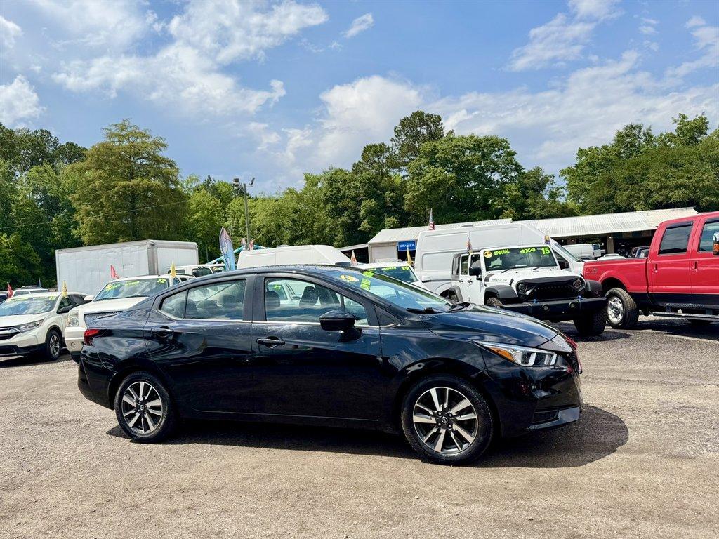 2021 Black /Black Nissan Versa (3N1CN8EV0ML) with an 1.6l I-4 Smpi Dohc Cvtcs engine, Automatic transmission, located at 745 East Steele Rd., West Columbia, SC, 29170, (803) 755-9148, 33.927212, -81.148483 - Photo#2