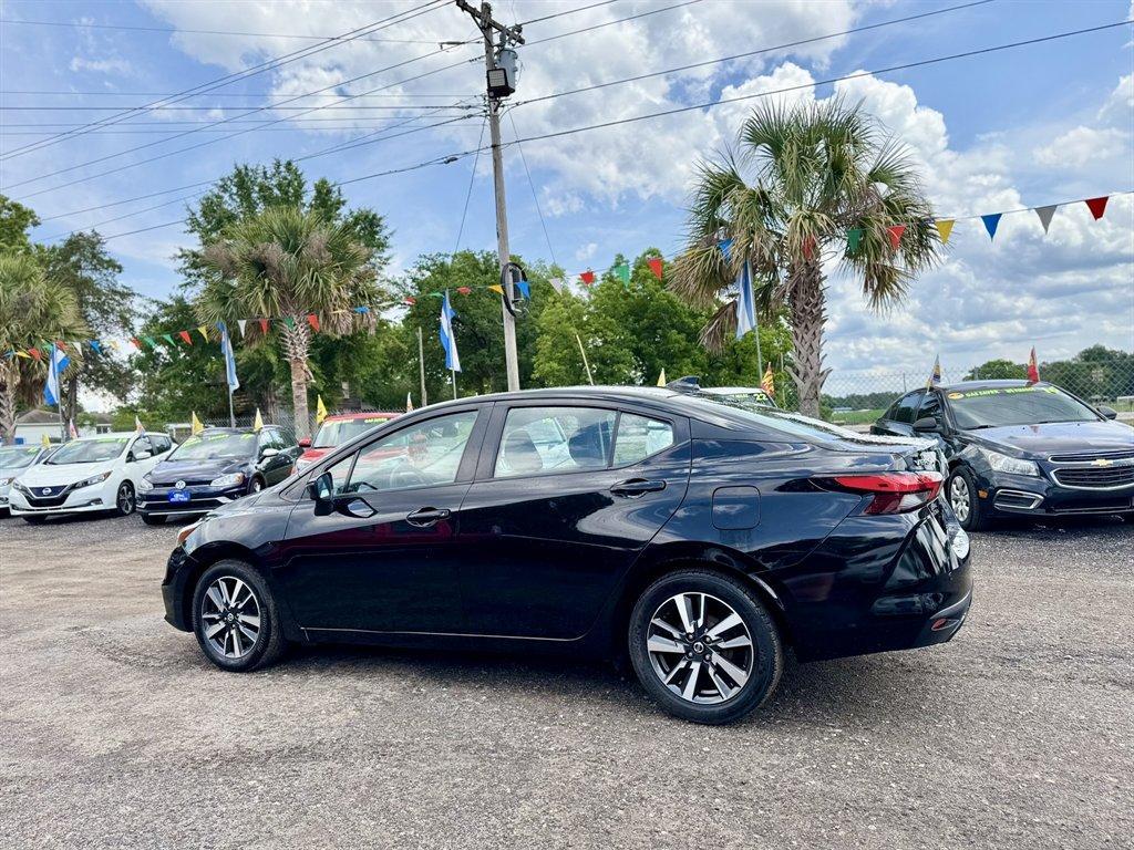2021 Black /Black Nissan Versa (3N1CN8EV0ML) with an 1.6l I-4 Smpi Dohc Cvtcs engine, Automatic transmission, located at 745 East Steele Rd., West Columbia, SC, 29170, (803) 755-9148, 33.927212, -81.148483 - Photo#5