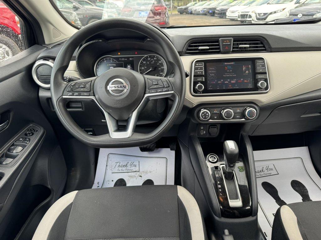 2021 Black /Black Nissan Versa (3N1CN8EV0ML) with an 1.6l I-4 Smpi Dohc Cvtcs engine, Automatic transmission, located at 745 East Steele Rd., West Columbia, SC, 29170, (803) 755-9148, 33.927212, -81.148483 - Photo#6