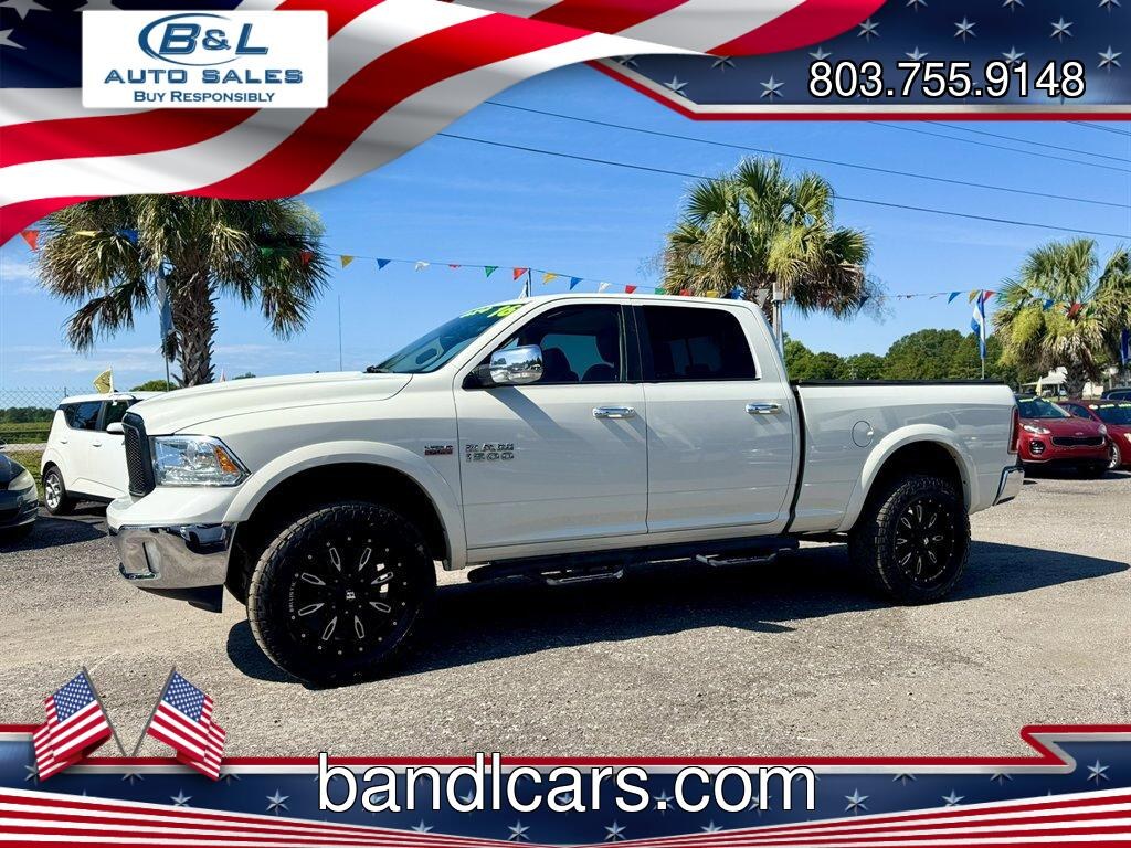 2016 White /Black Ram 1500 (1C6RR7VT5GS) with an 5.7l V8 Smpi Hemi 5.7l engine, Automatic transmission, located at 745 East Steele Rd., West Columbia, SC, 29170, (803) 755-9148, 33.927212, -81.148483- Photo#0
