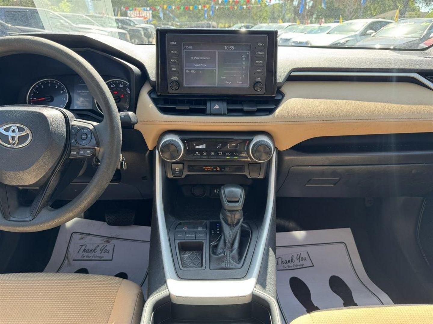 2019 Burgundy /Taupe Toyota RAV4 (2T3H1RFVXKW) with an 2.5l I-4 DI Dohc 2.5l engine, Automatic transmission, located at 745 East Steele Rd., West Columbia, SC, 29170, (803) 755-9148, 33.927212, -81.148483 - Photo#11