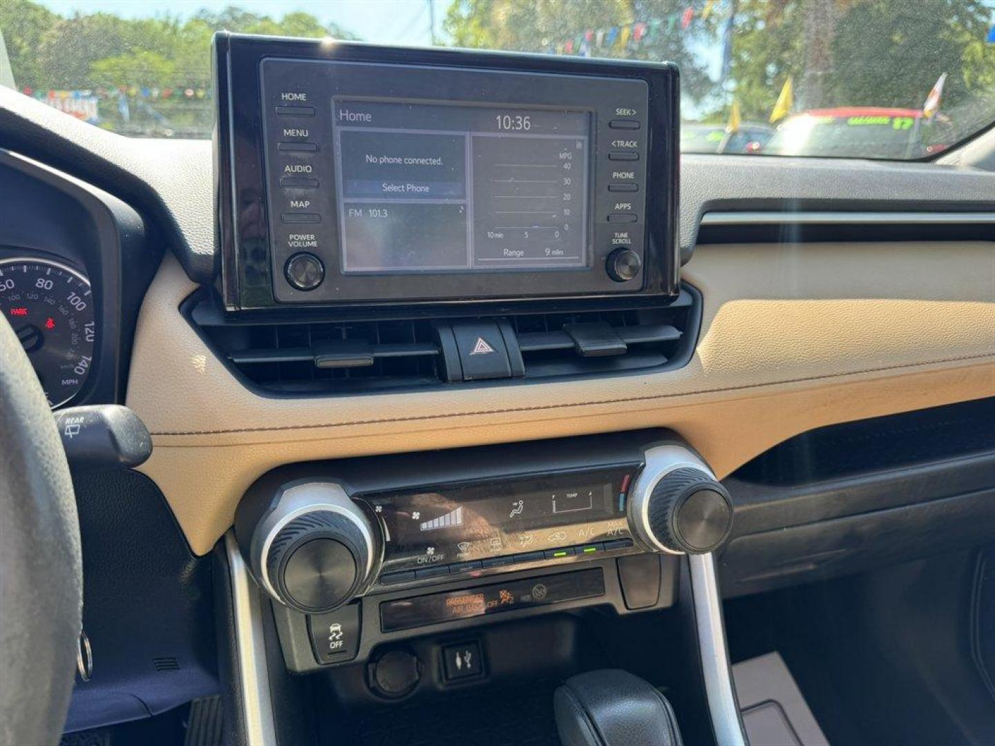 2019 Burgundy /Taupe Toyota RAV4 (2T3H1RFVXKW) with an 2.5l I-4 DI Dohc 2.5l engine, Automatic transmission, located at 745 East Steele Rd., West Columbia, SC, 29170, (803) 755-9148, 33.927212, -81.148483 - Photo#12