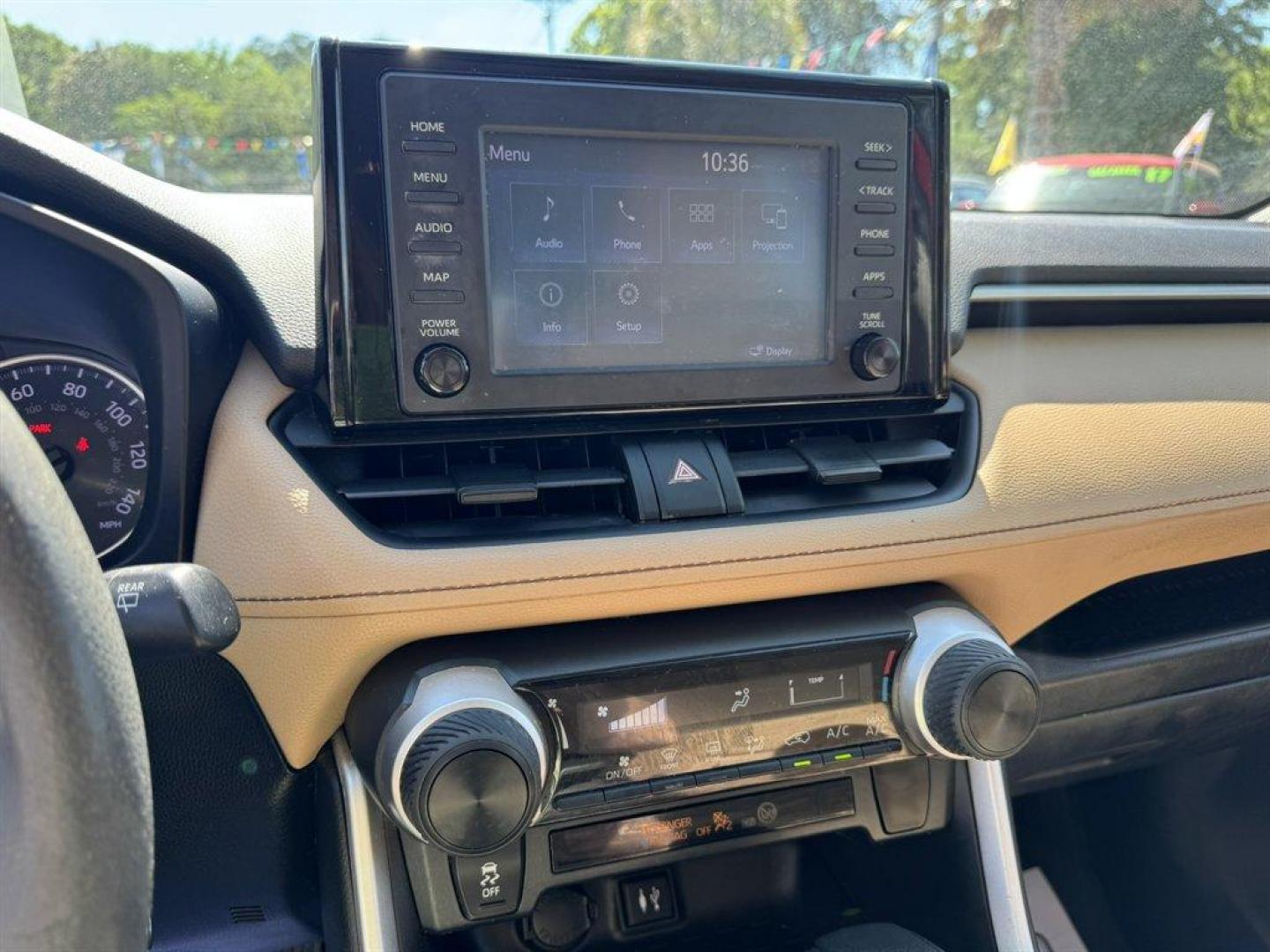 2019 Burgundy /Taupe Toyota RAV4 (2T3H1RFVXKW) with an 2.5l I-4 DI Dohc 2.5l engine, Automatic transmission, located at 745 East Steele Rd., West Columbia, SC, 29170, (803) 755-9148, 33.927212, -81.148483 - Photo#13