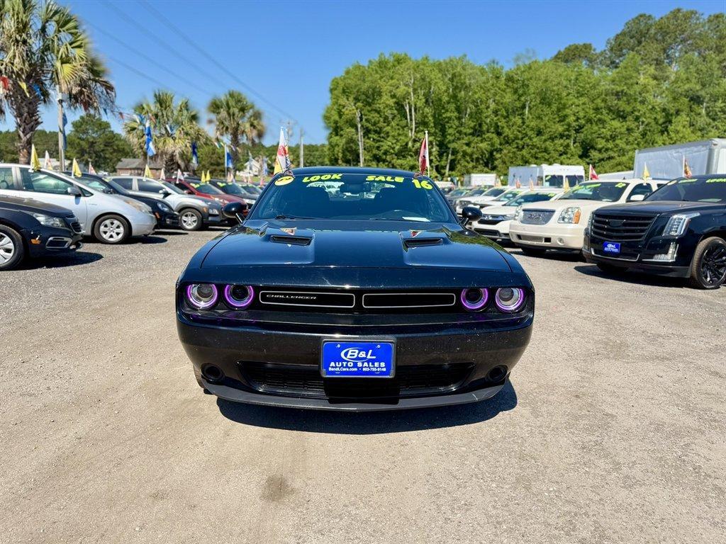 2016 Black /Black Dodge Challenger (2C3CDZAG2GH) with an 3.6l V6 MPI Dohc VVT Flex engine, Automatic transmission, located at 745 East Steele Rd., West Columbia, SC, 29170, (803) 755-9148, 33.927212, -81.148483 - Photo#1