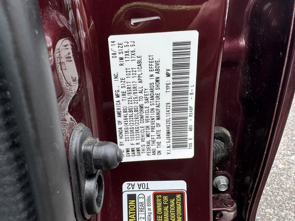 2014 Red /Grey Honda CR-V (5J6RM4H52EL) with an 2.4l I-4 MPI Dohc 2.4l engine, Automatic transmission, located at 745 East Steele Rd., West Columbia, SC, 29170, (803) 755-9148, 33.927212, -81.148483 - Photo#32
