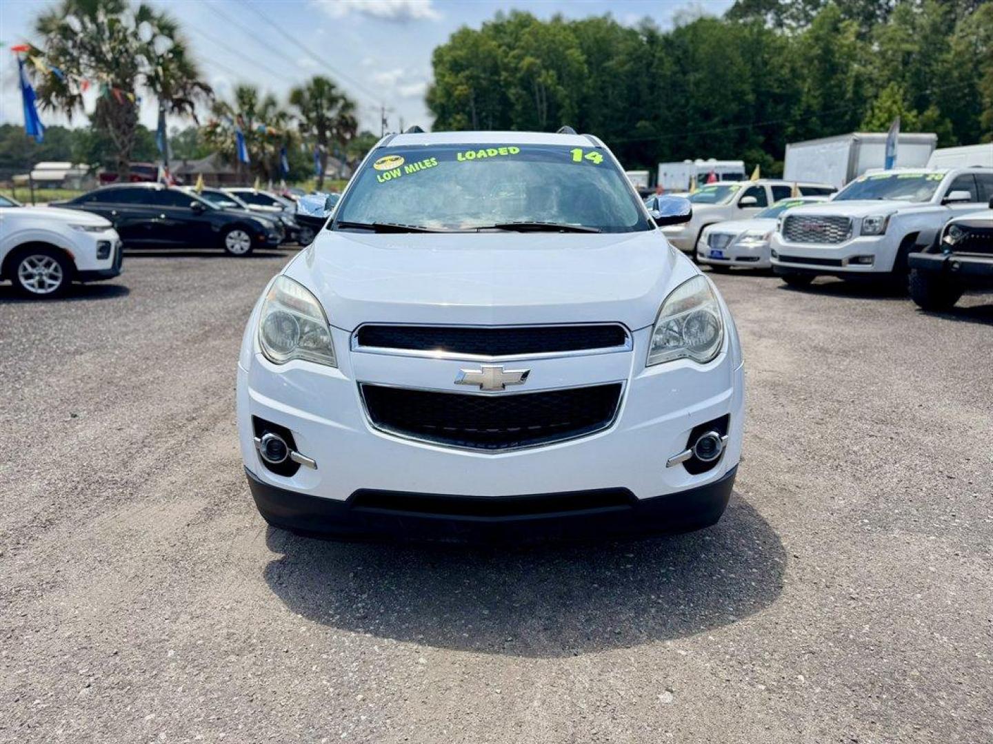 2014 White /Brown Chevrolet Equinox (2GNALCEK0E6) with an 2.4l I-4 Sidi Dohc Flex 2 engine, Automatic transmission, located at 745 East Steele Rd., West Columbia, SC, 29170, (803) 755-9148, 33.927212, -81.148483- Photo#1