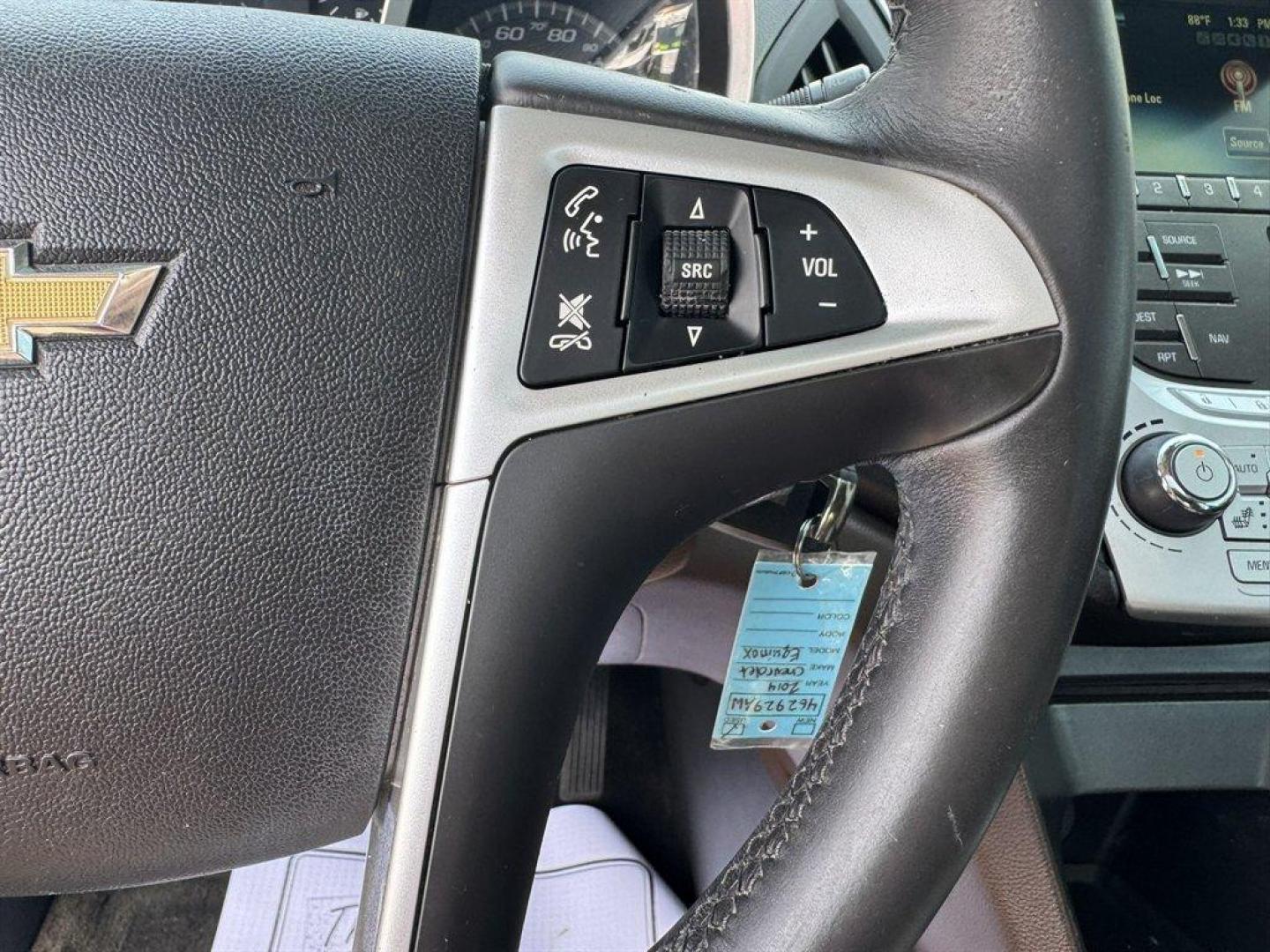 2014 White /Brown Chevrolet Equinox (2GNALCEK0E6) with an 2.4l I-4 Sidi Dohc Flex 2 engine, Automatic transmission, located at 745 East Steele Rd., West Columbia, SC, 29170, (803) 755-9148, 33.927212, -81.148483- Photo#9