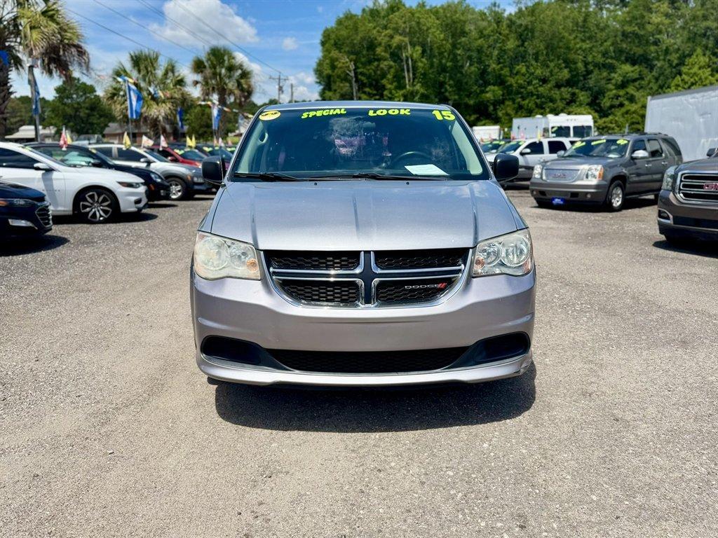 2015 Silver /Black Dodge Grand Caravan (2C4RDGBG9FR) with an 3.6l V6 MPI Dohc VVT Flex engine, Automatic transmission, located at 745 East Steele Rd., West Columbia, SC, 29170, (803) 755-9148, 33.927212, -81.148483 - Photo#1