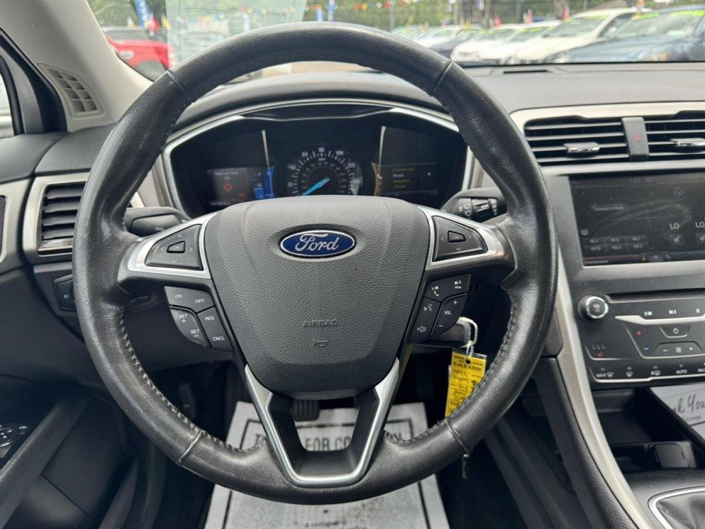 2014 Silver /Black Ford Fusion (3FA6P0HR8ER) with an 1.6l I-4 DI Dohc TC Ecobt engine, Manual transmission, located at 745 East Steele Rd., West Columbia, SC, 29170, (803) 755-9148, 33.927212, -81.148483- Photo#7
