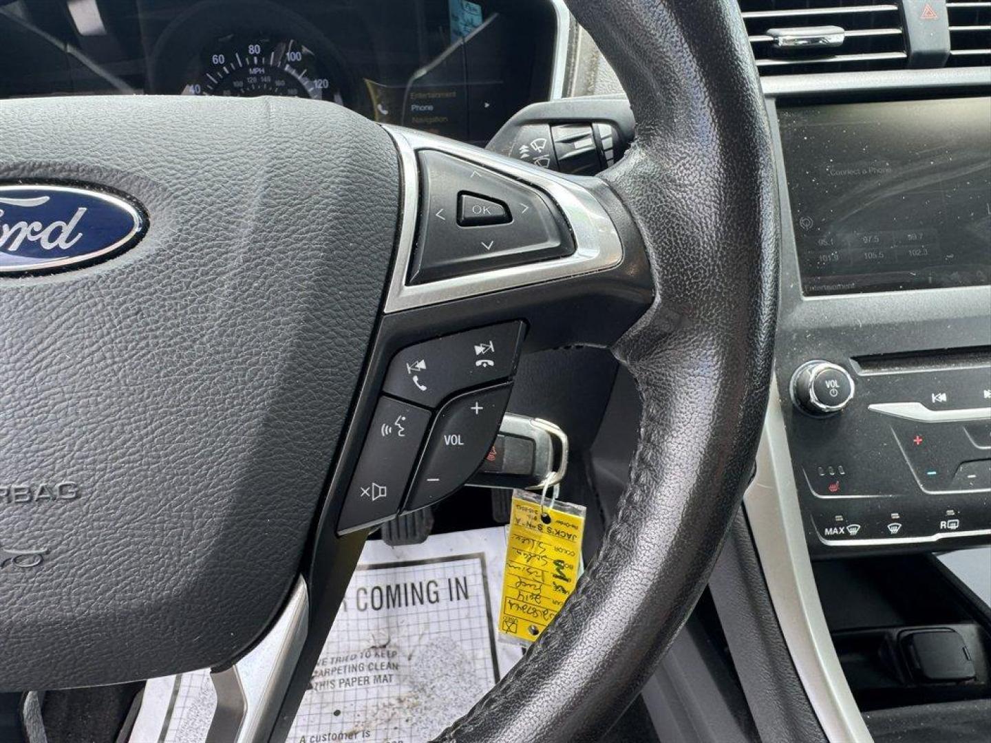 2014 Silver /Black Ford Fusion (3FA6P0HR8ER) with an 1.6l I-4 DI Dohc TC Ecobt engine, Manual transmission, located at 745 East Steele Rd., West Columbia, SC, 29170, (803) 755-9148, 33.927212, -81.148483- Photo#9