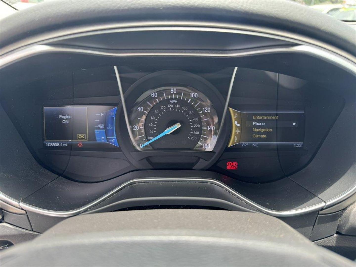 2014 Silver /Black Ford Fusion (3FA6P0HR8ER) with an 1.6l I-4 DI Dohc TC Ecobt engine, Manual transmission, located at 745 East Steele Rd., West Columbia, SC, 29170, (803) 755-9148, 33.927212, -81.148483- Photo#10