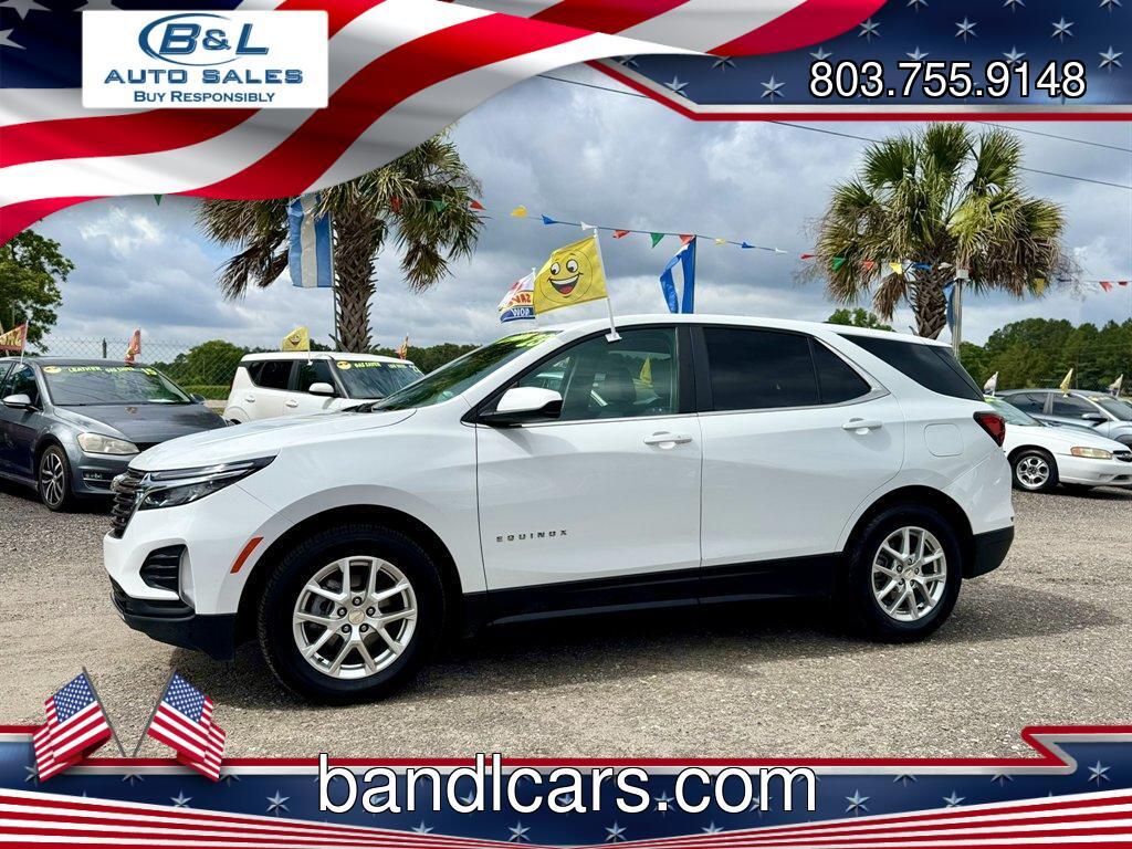 2023 White /Grey Chevrolet Equinox (3GNAXKEG2PS) with an 1.5l I-4 DI Dohc T/C 1.5l engine, Automatic transmission, located at 745 East Steele Rd., West Columbia, SC, 29170, (803) 755-9148, 33.927212, -81.148483 - Photo#0