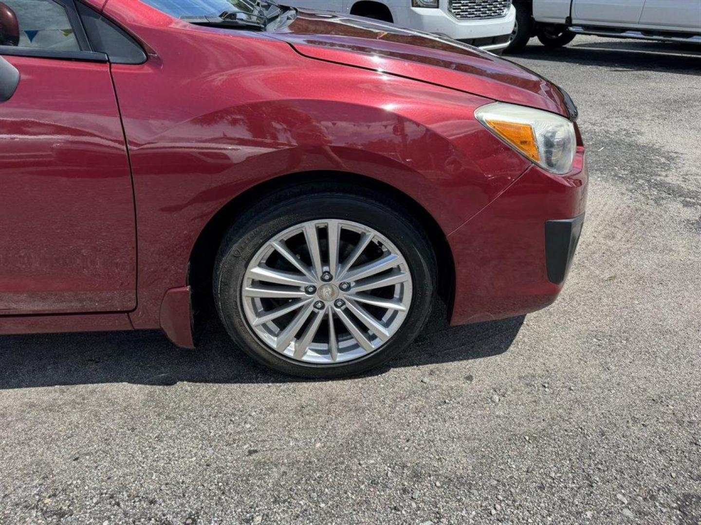 2014 Red /Black Subaru Impreza (JF1GPAD65E8) with an 2.0l H-4 Smpi Dohc 2.0l engine, Automatic transmission, located at 745 East Steele Rd., West Columbia, SC, 29170, (803) 755-9148, 33.927212, -81.148483 - Photo#28