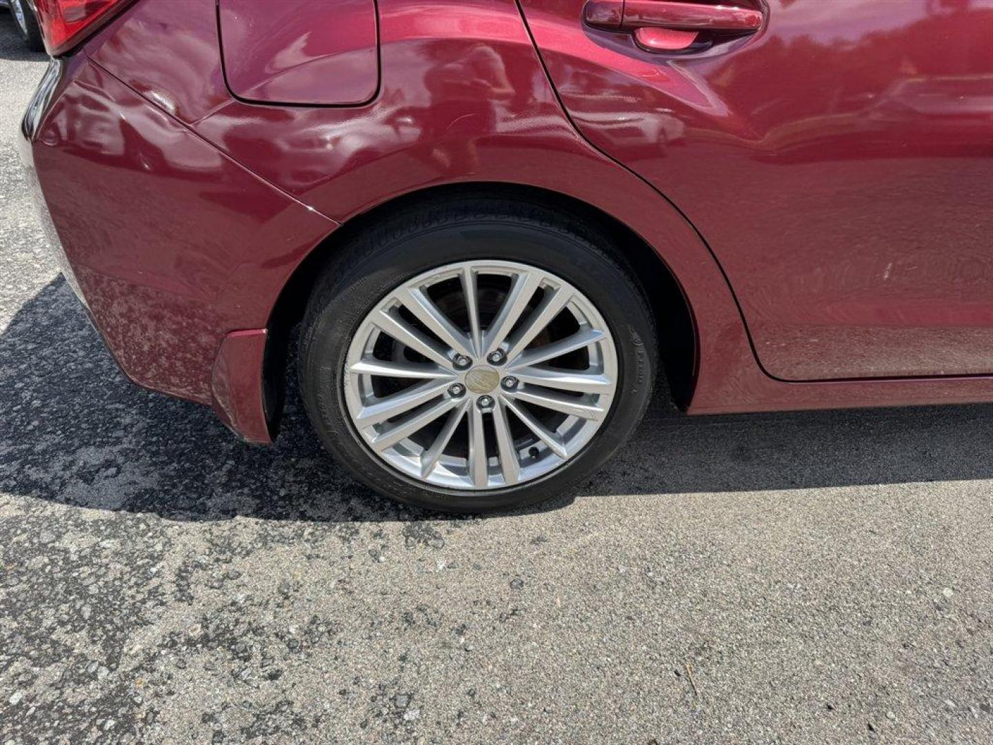 2014 Red /Black Subaru Impreza (JF1GPAD65E8) with an 2.0l H-4 Smpi Dohc 2.0l engine, Automatic transmission, located at 745 East Steele Rd., West Columbia, SC, 29170, (803) 755-9148, 33.927212, -81.148483 - Photo#29