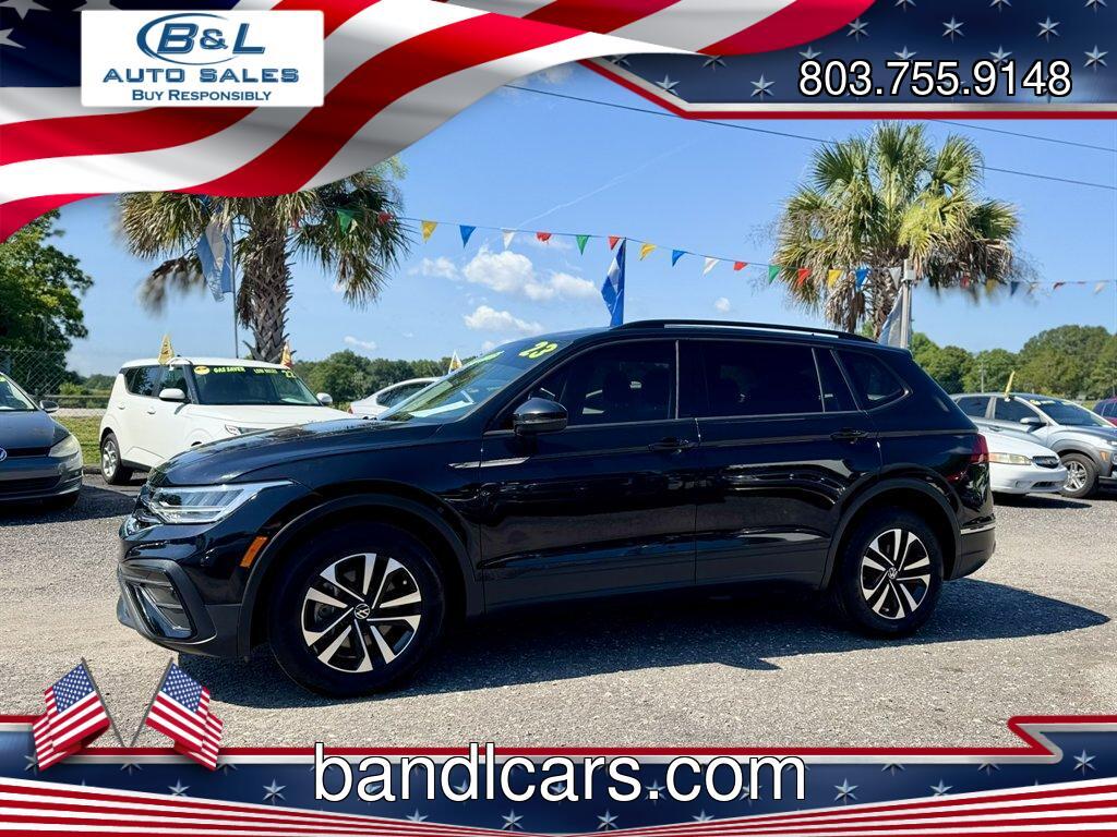 2023 Black /Black Volkswagen Tiguan (3VVRB7AX8PM) with an 2.0l I-4 DI Dohc T/C 2.0l engine, Automatic transmission, located at 745 East Steele Rd., West Columbia, SC, 29170, (803) 755-9148, 33.927212, -81.148483 - Photo#0