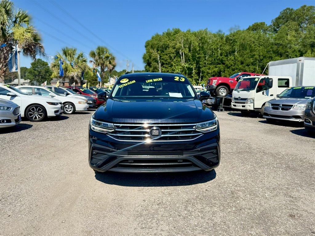 2023 Black /Black Volkswagen Tiguan (3VVRB7AX8PM) with an 2.0l I-4 DI Dohc T/C 2.0l engine, Automatic transmission, located at 745 East Steele Rd., West Columbia, SC, 29170, (803) 755-9148, 33.927212, -81.148483 - Photo#1