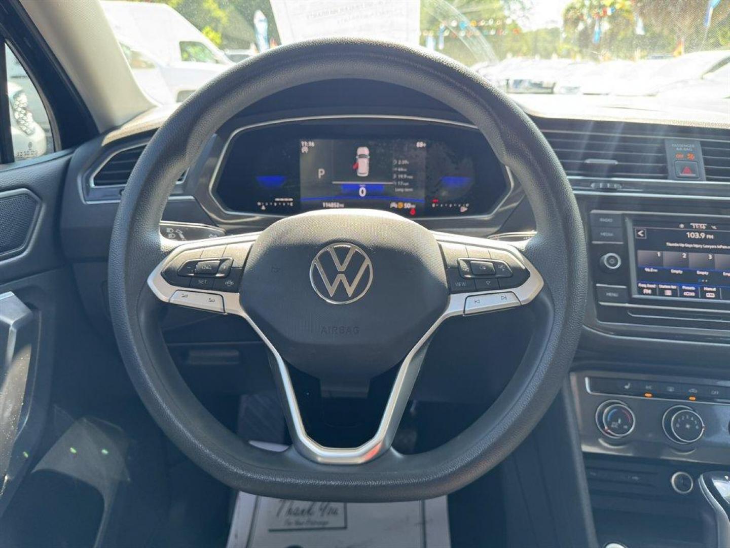 2023 Black /Black Volkswagen Tiguan (3VVRB7AX8PM) with an 2.0l I-4 DI Dohc T/C 2.0l engine, Automatic transmission, located at 745 East Steele Rd., West Columbia, SC, 29170, (803) 755-9148, 33.927212, -81.148483- Photo#7