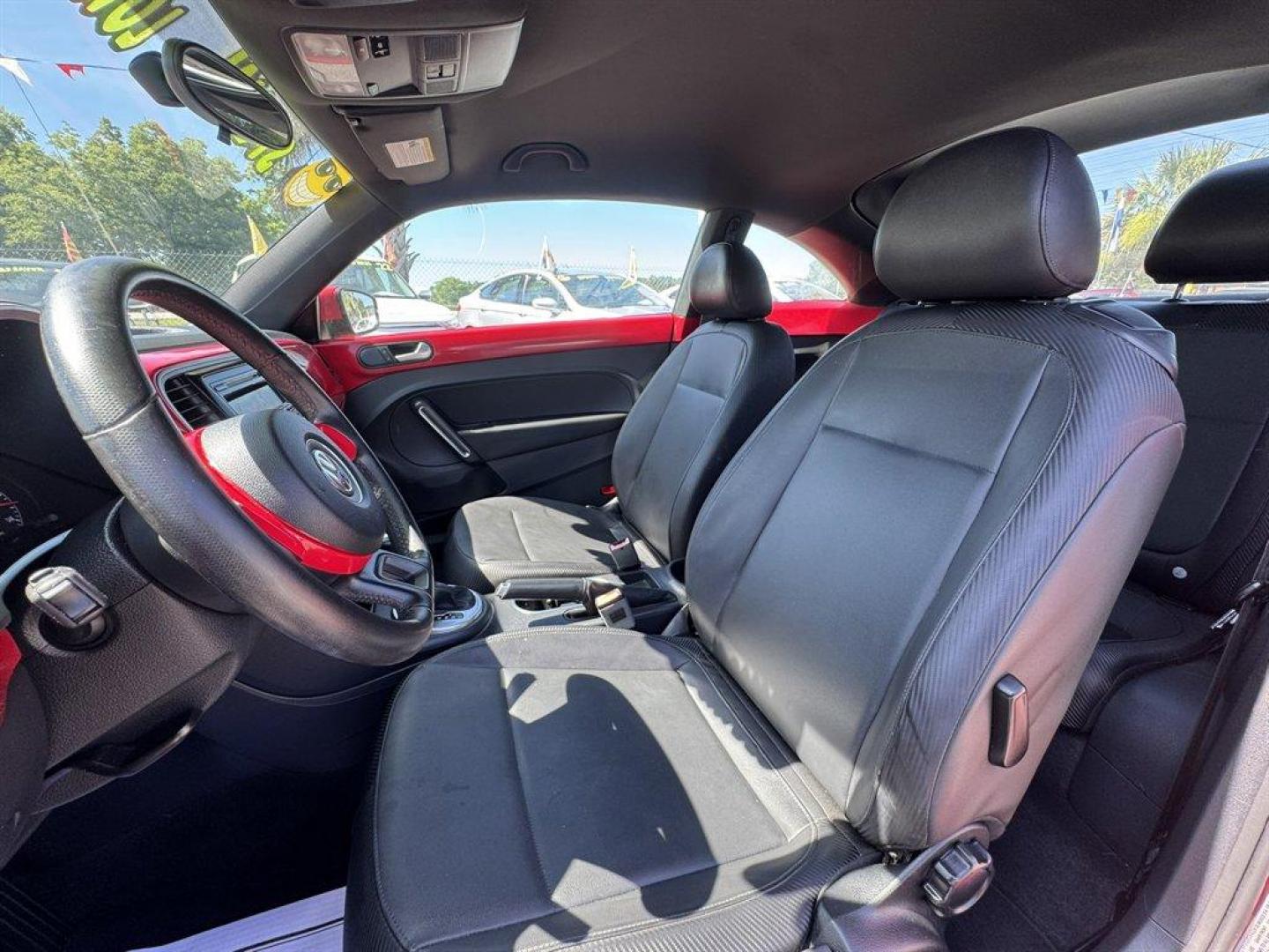 2012 Red /Black Volkswagen Beetle (3VWJX7AT1CM) with an 2.5l I-5 Smpi Dohc 2.5l engine, Automatic transmission, located at 745 East Steele Rd., West Columbia, SC, 29170, (803) 755-9148, 33.927212, -81.148483- Photo#16