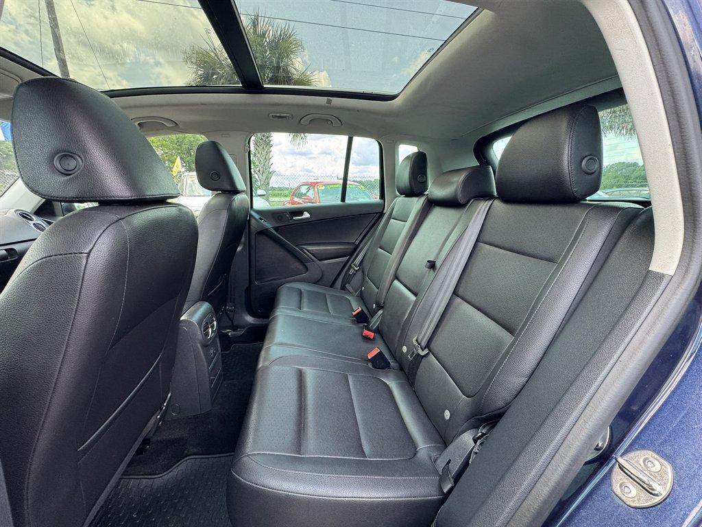 2016 Blue /Black Volkswagen Tiguan (WVGAV7AX7GW) with an 2.0l I-4 DI Dohc T/C 2.0l engine, Automatic transmission, located at 745 East Steele Rd., West Columbia, SC, 29170, (803) 755-9148, 33.927212, -81.148483- Photo#24