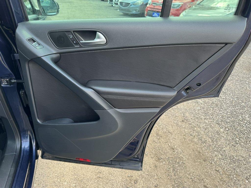 2016 Blue /Black Volkswagen Tiguan (WVGAV7AX7GW) with an 2.0l I-4 DI Dohc T/C 2.0l engine, Automatic transmission, located at 745 East Steele Rd., West Columbia, SC, 29170, (803) 755-9148, 33.927212, -81.148483- Photo#25