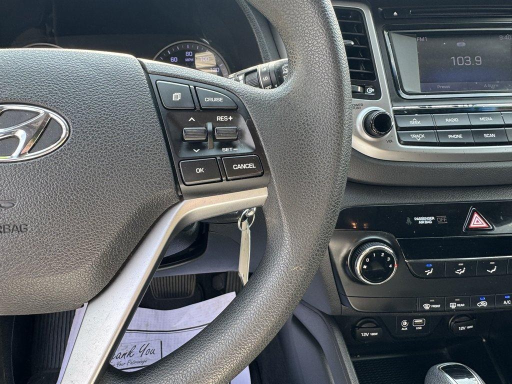 2016 Grey /Black Hyundai Tucson (KM8J33A24GU) with an 1.6l I-4 DI Dohc Cvvt T/C engine, Automatic transmission, located at 745 East Steele Rd., West Columbia, SC, 29170, (803) 755-9148, 33.927212, -81.148483- Photo#9