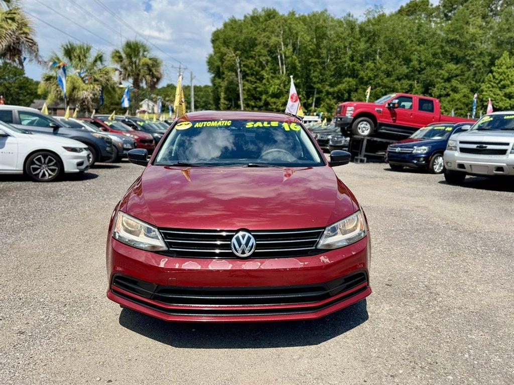 2016 Red /Black Volkswagen Jetta (3VWD67AJ0GM) with an 1.4l I-4 DI Dohc T/C 1.4l engine, Automatic transmission, located at 745 East Steele Rd., West Columbia, SC, 29170, (803) 755-9148, 33.927212, -81.148483- Photo#1