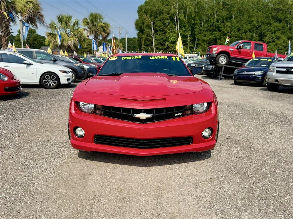 2011 Red /Black Chevrolet Camaro (2G1FS1EW3B9) with an 6.2l V8 SFI OHV HO 6.2l engine, Automatic transmission, located at 745 East Steele Rd., West Columbia, SC, 29170, (803) 755-9148, 33.927212, -81.148483- Photo#1