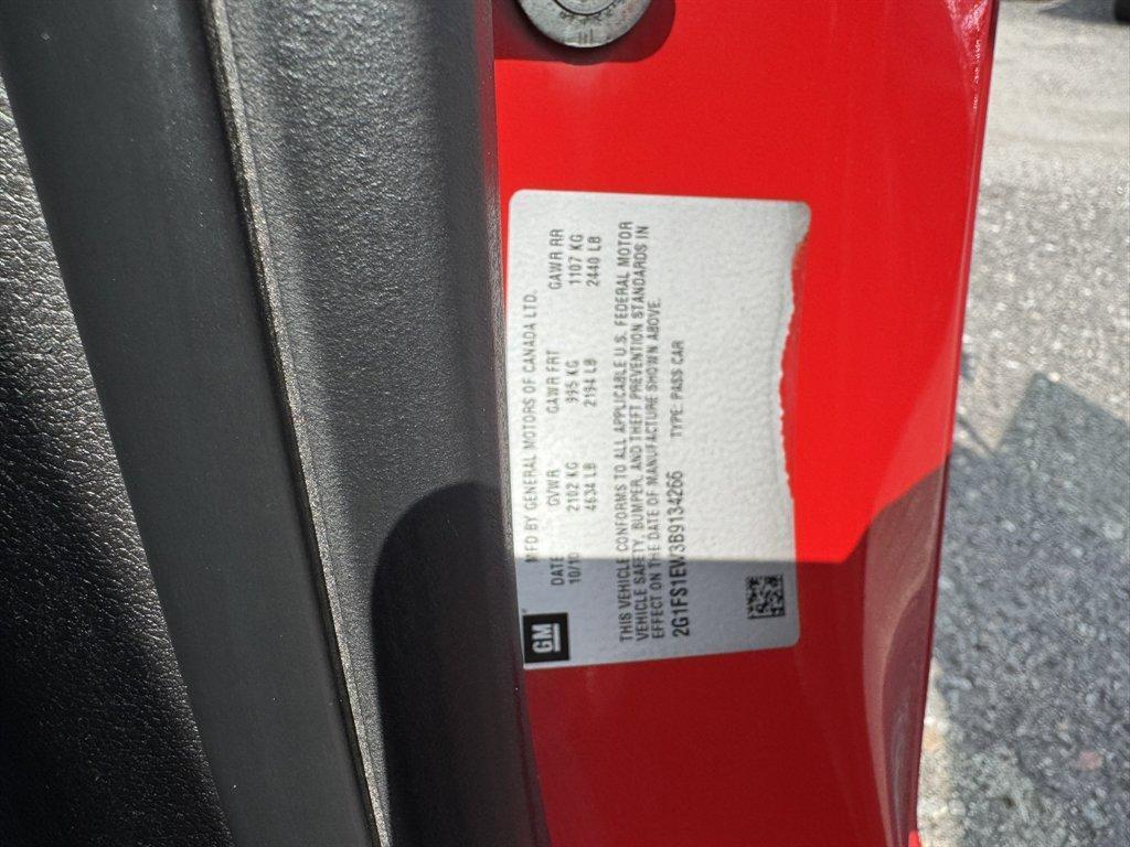 2011 Red /Black Chevrolet Camaro (2G1FS1EW3B9) with an 6.2l V8 SFI OHV HO 6.2l engine, Automatic transmission, located at 745 East Steele Rd., West Columbia, SC, 29170, (803) 755-9148, 33.927212, -81.148483- Photo#26