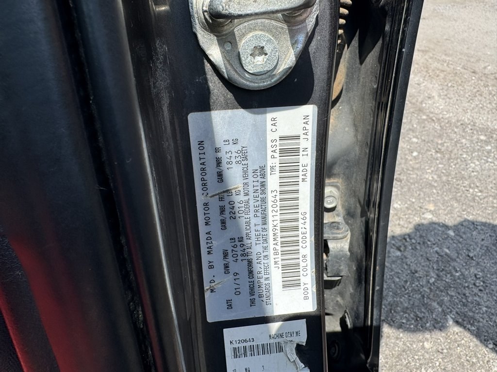 2019 Grey /Red Mazda Mazda3 (JM1BPAMM9K1) with an 2.5l I-4 DI Dohc 2.5l engine, Automatic transmission, located at 745 East Steele Rd., West Columbia, SC, 29170, (803) 755-9148, 33.927212, -81.148483 - AS IS!!!! AS IS!!!! AS IS!!!! CASH CAR- Photo#24