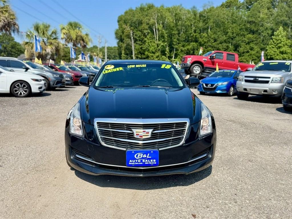 2018 Black /Black Cadillac ATS (1G6AA5RX4J0) with an 2.0l I-4 DI Dohc T/C 2.0l engine, Automatic transmission, located at 745 East Steele Rd., West Columbia, SC, 29170, (803) 755-9148, 33.927212, -81.148483- Photo#1