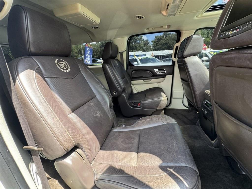 2014 White /Taupe Cadillac Escalade (1GYS3KEF5ER) with an 6.2l V8 SFI OHV Flex 6.2l engine, Automatic transmission, located at 745 East Steele Rd., West Columbia, SC, 29170, (803) 755-9148, 33.927212, -81.148483- Photo#29