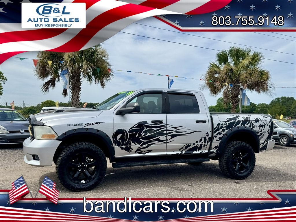 2011 Silver /Black Ram 1500 (1D7RV1CT6BS) with an 5.7l V8 Smpi Hemi 5.7l engine, Automatic transmission, located at 745 East Steele Rd., West Columbia, SC, 29170, (803) 755-9148, 33.927212, -81.148483- Photo#0