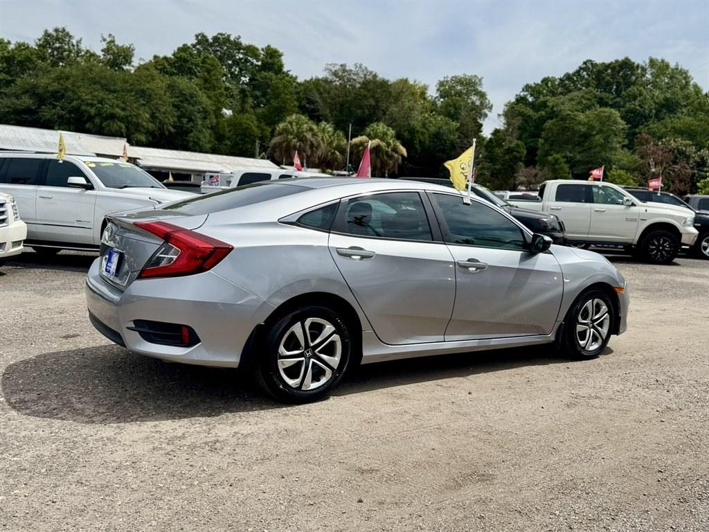 2016 Silver /Black Honda Civic (2HGFC2F50GH) with an 2.0l I-4 MPI Dohc 2.0l engine, Automatic transmission, located at 745 East Steele Rd., West Columbia, SC, 29170, (803) 755-9148, 33.927212, -81.148483- Photo#3