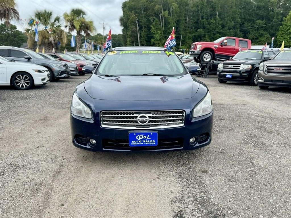 2014 Blue /Tan Nissan Maxima (1N4AA5AP7EC) with an 3.5l V6 Smpi Dohc Cvtcs 3 engine, Automatic transmission, located at 745 East Steele Rd., West Columbia, SC, 29170, (803) 755-9148, 33.927212, -81.148483- Photo#1