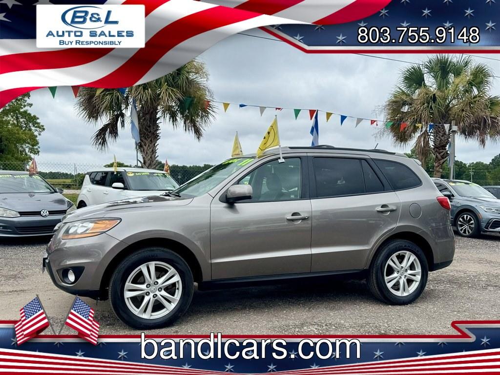 2011 Grey /Grey Hyundai Santa FE (5XYZH4AG4BG) with an 3.5l V6 MPI Dohc 3.5l engine, Automatic transmission, located at 745 East Steele Rd., West Columbia, SC, 29170, (803) 755-9148, 33.927212, -81.148483- Photo#0