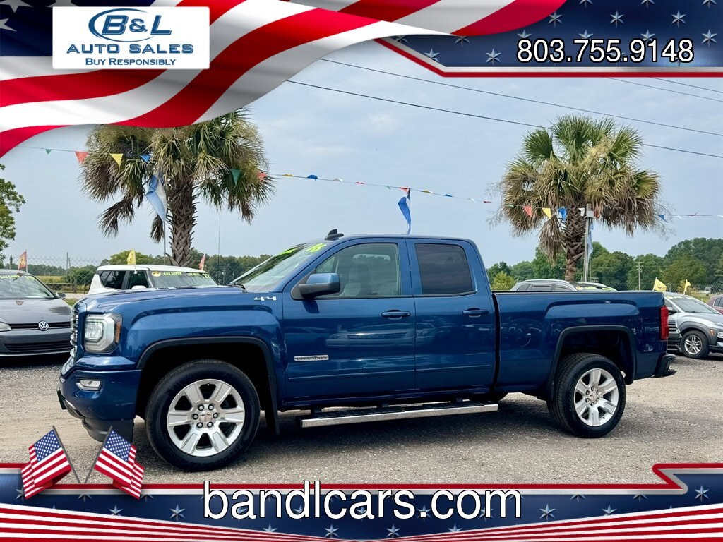 2016 Blue /Grey GMC Sierra 1500 (1GTV2LEC8GZ) with an 5.3l V8 DI VVT Flex 5.3l engine, Automatic transmission, located at 745 East Steele Rd., West Columbia, SC, 29170, (803) 755-9148, 33.927212, -81.148483- Photo#0