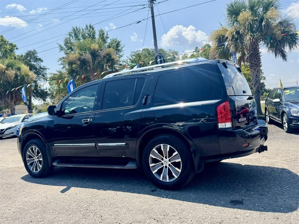 2015 Black /Black Nissan Armada (5N1BA0NC6FN) with an 5.6l V8 MPI Dohc Flex 5.6 engine, Automatic transmission, located at 745 East Steele Rd., West Columbia, SC, 29170, (803) 755-9148, 33.927212, -81.148483- Photo#5