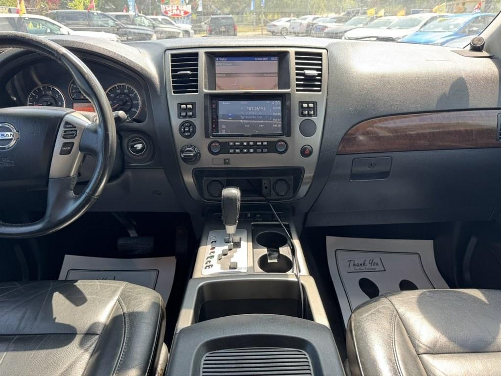 2015 Black /Black Nissan Armada (5N1BA0NC6FN) with an 5.6l V8 MPI Dohc Flex 5.6 engine, Automatic transmission, located at 745 East Steele Rd., West Columbia, SC, 29170, (803) 755-9148, 33.927212, -81.148483- Photo#11