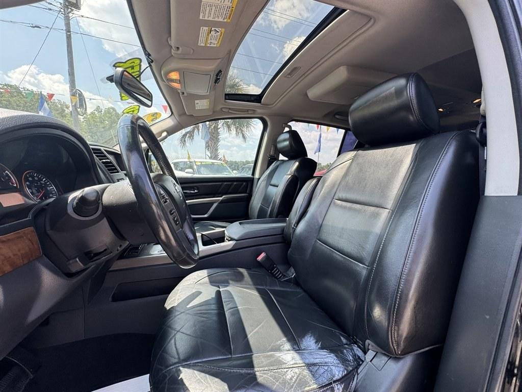 2015 Black /Black Nissan Armada (5N1BA0NC6FN) with an 5.6l V8 MPI Dohc Flex 5.6 engine, Automatic transmission, located at 745 East Steele Rd., West Columbia, SC, 29170, (803) 755-9148, 33.927212, -81.148483- Photo#18