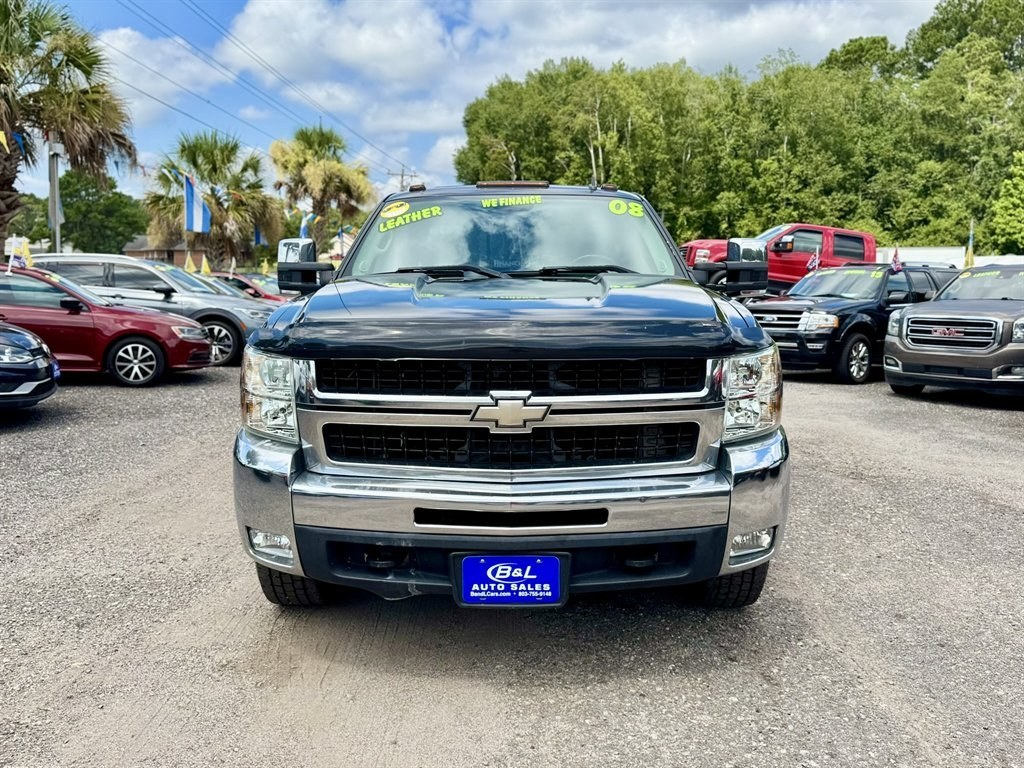 2008 Black /Black Chevrolet Silverado 2500 (1GCHC23668F) with an 6.6l V8 DI DSL T/C 6.6l engine, Automatic transmission, located at 745 East Steele Rd., West Columbia, SC, 29170, (803) 755-9148, 33.927212, -81.148483- Photo#1