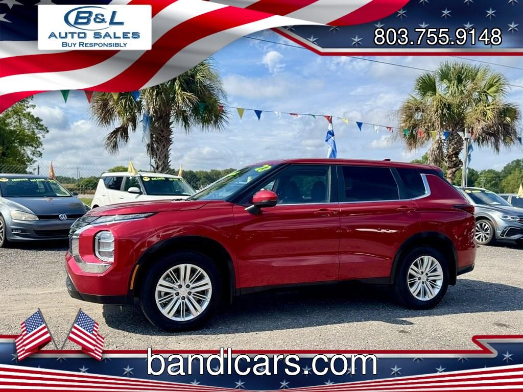 2023 Red /Black Mitsubishi Outlander (JA4J3TA86PZ) with an 2.5l I-4 DI Dohc 2.5l engine, Automatic transmission, located at 745 East Steele Rd., West Columbia, SC, 29170, (803) 755-9148, 33.927212, -81.148483- Photo#0