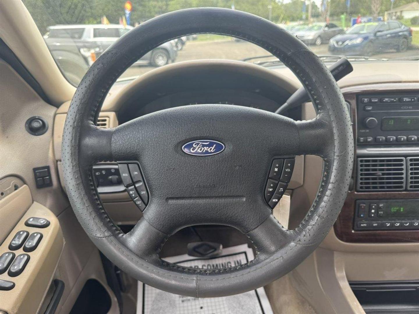 2004 White /Tan Ford Explorer (1FMDU65W54Z) with an 4.6l V8 EFI Sohc 4.6l engine, Automatic transmission, located at 745 East Steele Rd., West Columbia, SC, 29170, (803) 755-9148, 33.927212, -81.148483 - Special Internet Price! 2004 Ford Explorer with AM/FM radio, Cruise control, Sunroof, Leather interior, Keyless entry, 3rd row seating, Rear entertainment, Powered windows, Powered door locks, Plus more! - Photo#7