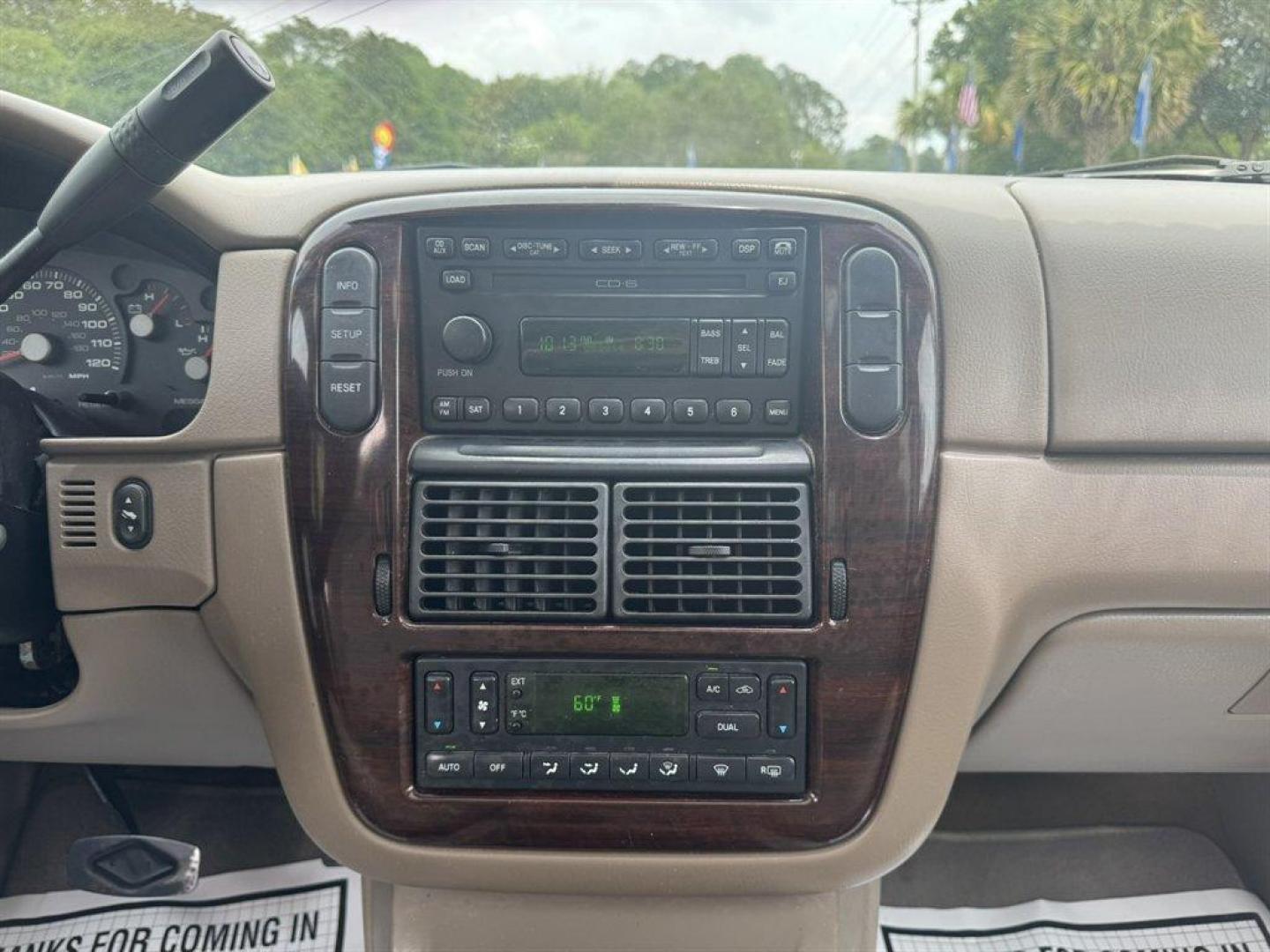 2004 White /Tan Ford Explorer (1FMDU65W54Z) with an 4.6l V8 EFI Sohc 4.6l engine, Automatic transmission, located at 745 East Steele Rd., West Columbia, SC, 29170, (803) 755-9148, 33.927212, -81.148483 - Special Internet Price! 2004 Ford Explorer with AM/FM radio, Cruise control, Sunroof, Leather interior, Keyless entry, 3rd row seating, Rear entertainment, Powered windows, Powered door locks, Plus more! - Photo#12