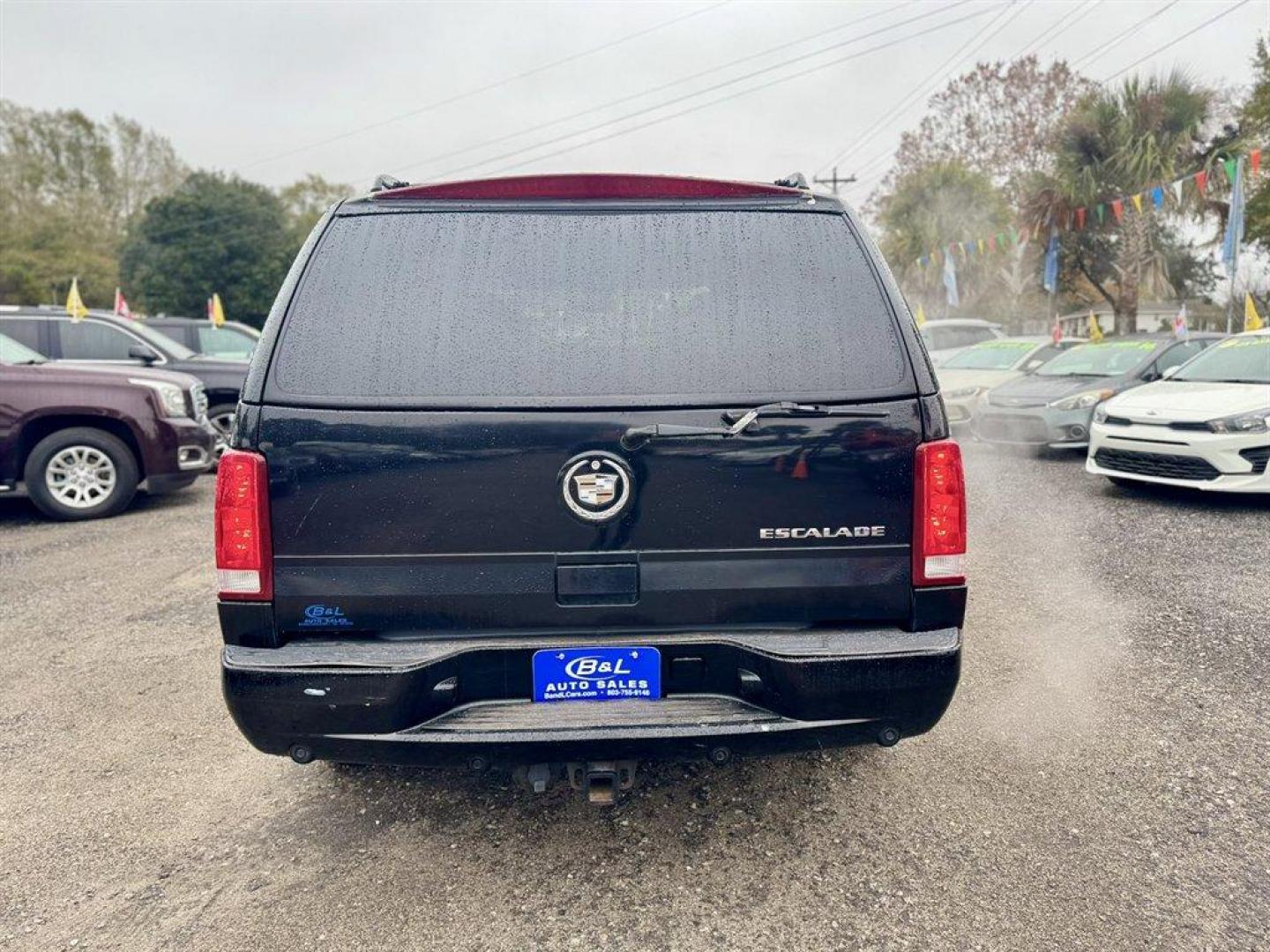 2004 Black /Grey Cadillac Escalade (1GYEC63T04R) with an 5.3l V8 SFI OHV 5.3l engine, Automatic transmission, located at 745 East Steele Rd., West Columbia, SC, 29170, (803) 755-9148, 33.927212, -81.148483 - Photo#4