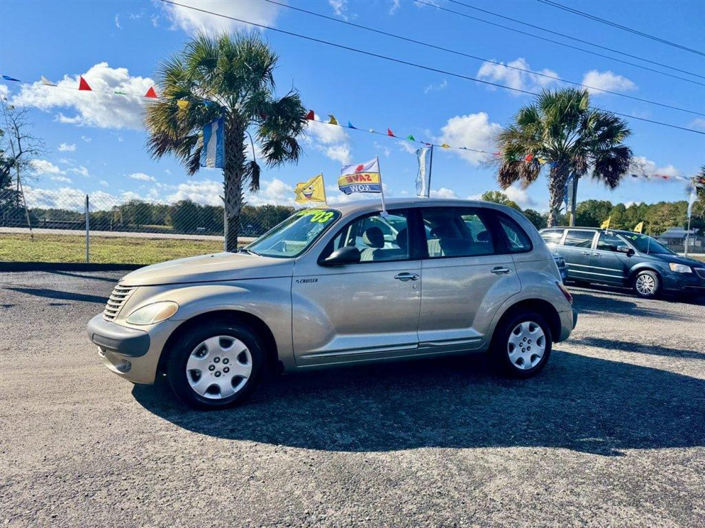 2003 Gold /Beige Chrysler PT Cruiser Base (3C4FY48B13T) with an 2.4l I-4 MPI 2.4l engine, Auto transmission, located at 745 East Steele Rd., West Columbia, SC, 29170, (803) 755-9148, 33.927212, -81.148483 - Special Internet Price! 2003 Chrysler PT Cruiser - Photo#0